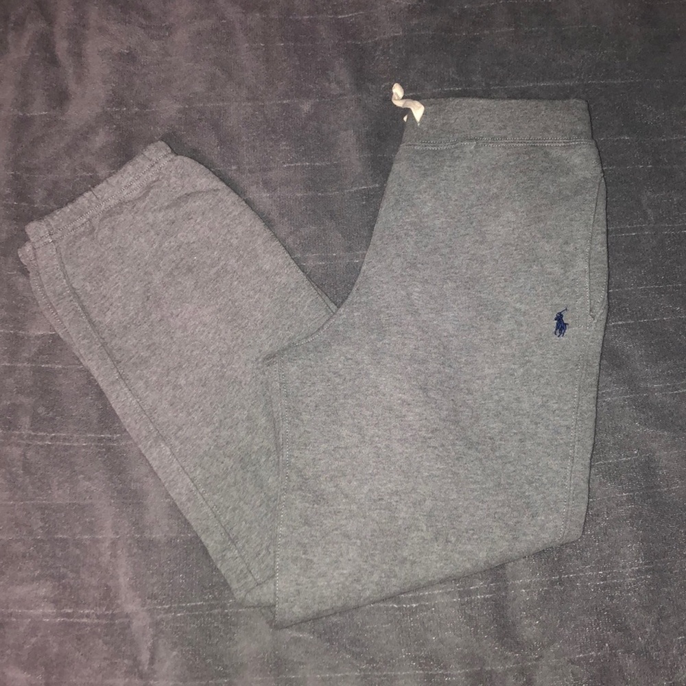 Gray polo joggers